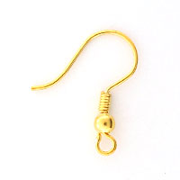 Fish Hook Gold Findings