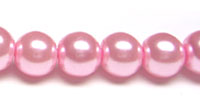 Glass Pearl 4mm Rose