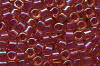 Miyuki Delica DB0062 Light Cranberry Lined Topaz Luster Seed Beads