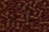 Miyuki Delica DB0764 Matte Transparent Dark Topaz Seed Beads