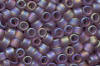 Miyuki Delica DB0857 Matte Transparent Smoky Amethyst AB Seed Beads