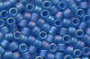 Miyuki Delica DB0862 Matte Transparent Capri Blue AB Seed Beads