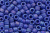 Miyuki Delica DB0880 Matte Opaque Cobalt AB Seed Beads