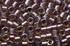 Miyuki Delica DB0912 Sparkling Cinnamon Lined Topaz Seed Beads