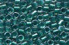 Miyuki Delica DB0918 Sparkling Dark Aqua Green Lined Crystal Seed Beads