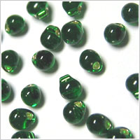 Miyuki Drop 3.4mm Green Silver Lined
