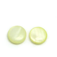 Mother of Pearl Coin Natural Yellow