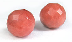 Peach Quartz Faceted Round 8mm Gemstones