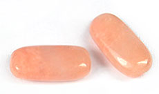 Peach Quartz Pellet 6x12mm Gemstones