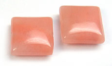 Peach Quartz Pillow 10mm Gemstones