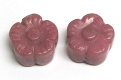 Rhodonite Flower 13mm Gemstones