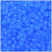 Glass Seed 11/0 Frosted Slate Blue