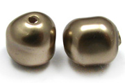 Swarovski Baroque Pearl 5840 8mm Bronze Beads