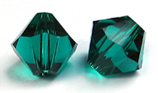 Swarovski Bicone 5328 4mm Emerald