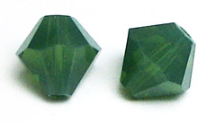 Swarovski Bicone 5301/5328 6mm Palace Green Opal