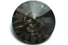 Swarovski Rivoli 3015 12mm Crystal Satin Faceted Crystal Buttons