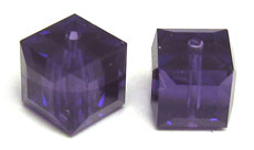 Swarovski Cube 5601 6mm Purple Violet