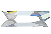 Swarovski Flatbacks Baguette 8x2mm Crystal