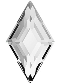 Swarovski Flatbacks Diamond 2773 6.6mm Crystal 6pcs