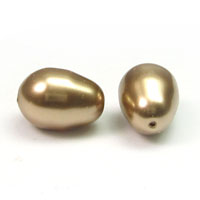 Swarovski Pear Pearls 5821 11mm Bronze