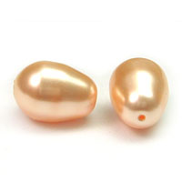 Swarovski Pear Pearls 5821 11mm Peach