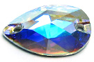 Swarovski Teardrop 3230 12x7mm Crystal AB Sew On Stones