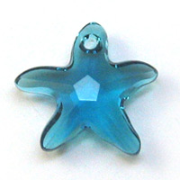 Swarovski Starfish 6721 16mm Indicolite Pendants