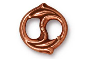 TierraCast Antique Copper Nouveau Duet Link