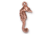 TierraCast Antique Copper Seahorse Drop