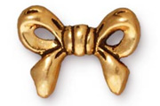TierraCast Antique Gold Bow Bead