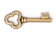TierraCast Antique Gold Key Drop