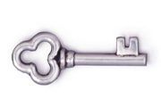 TierraCast Antique Silver Key Drop