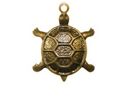 Trinity Vintage Patina Turtle Charm